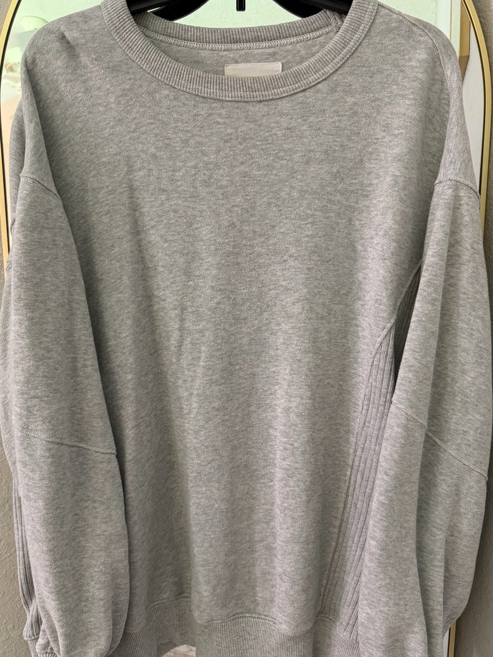 aerie Light Grey Crewneck Sweatshirt